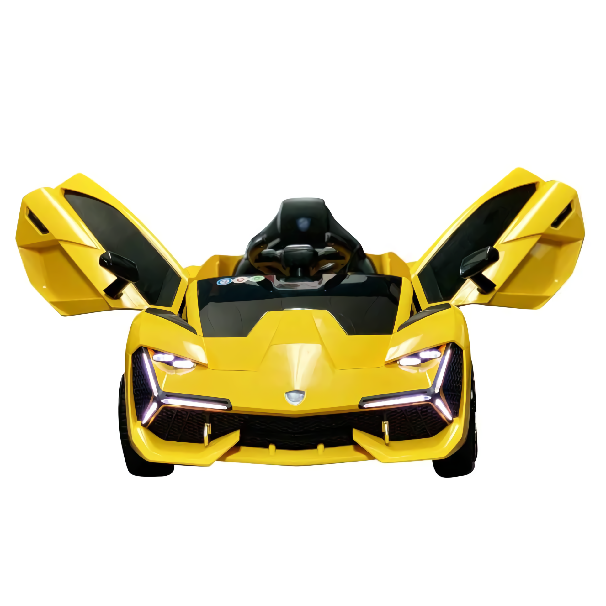 2024 Lamborghini Style NEL-603 12V One Seater Kids Ride On Car Yellow